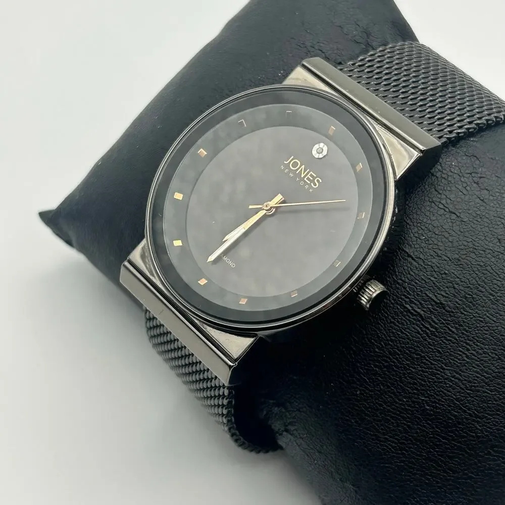 Jones New York Diamond Collection Men’s Watch Working New Battery